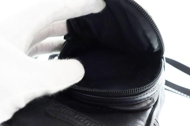 【中古】シュプリーム SUPREME 19AW PATCHWORK LEATHER SHOULDER BAG BLACK パッチワーク レザー ショルダー バッグ ▲260408_4