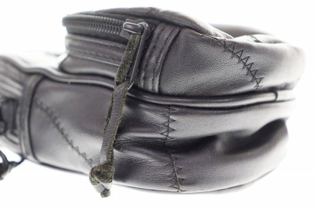 【中古】シュプリーム SUPREME 19AW PATCHWORK LEATHER SHOULDER BAG BLACK パッチワーク レザー ショルダー バッグ ▲260408_7
