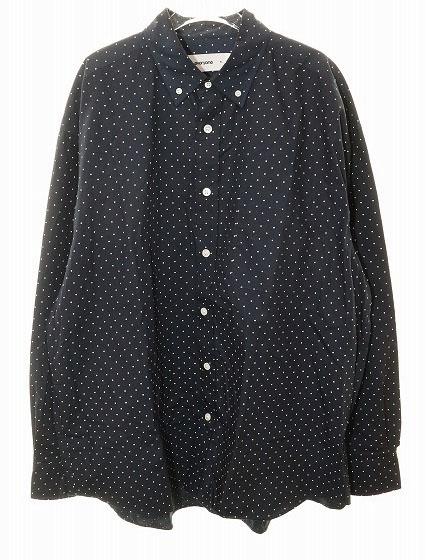 【中古】エブリワン everyone 24SS DOT BUTTON DOWN SHIRT NAVY XL EV24-SH08 ドット ボタン ダウン シャツ 260220