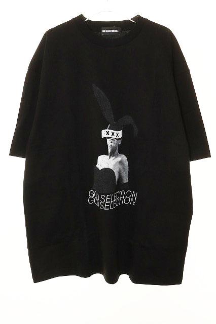 【中古】ゴッド セレクション GOD SELECTION XXX 25SS T-SHIRT ORIGINAL BODY BLACK XXL バニー Tシャツ ■260227