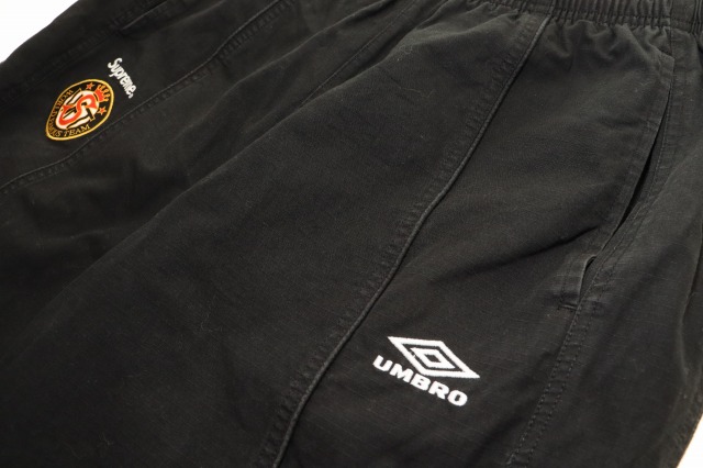 【中古】シュプリーム SUPREME × UMBRO 23AW COTTON RIPSTOP TRACK PANT BLACK M アンブロ コットン ☆AA★260309_2