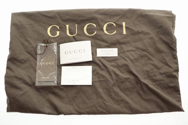 【中古】グッチ GUCCI スウィング レザー トートバッグ 354408 ベージュ ブルー ☆AA★▲■260311 レディース_8