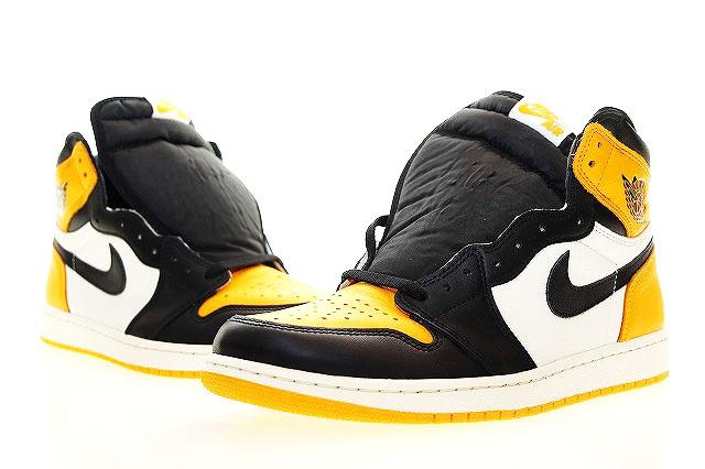 【中古】ナイキ NIKE AIR JORDAN 1 29cm 555088-711 エア ジョーダン ハイ タクシー イエロー 黄色 ▲■260223 メンズ