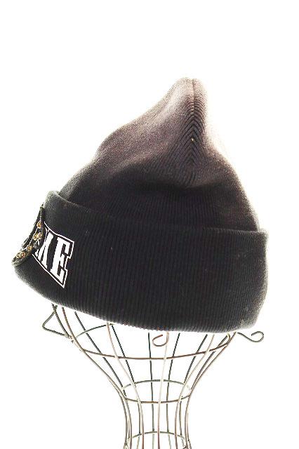 【中古】シュプリーム SUPREME × TRUE RELIGION 25AW ビーニー ニット 帽子 ブラック 黒 ☆AA★▲260308 メンズ_1