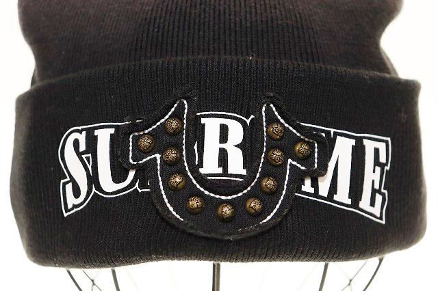 【中古】シュプリーム SUPREME × TRUE RELIGION 25AW ビーニー ニット 帽子 ブラック 黒 ☆AA★▲260308 メンズ_4