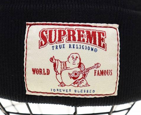 【中古】シュプリーム SUPREME × TRUE RELIGION 25AW ビーニー ニット 帽子 ブラック 黒 ☆AA★▲260308 メンズ_5