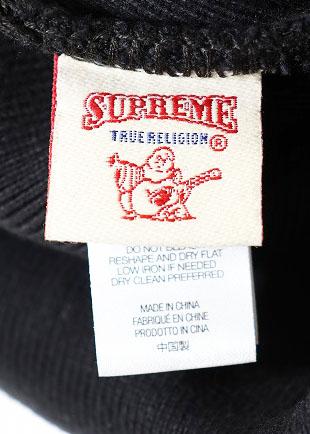 【中古】シュプリーム SUPREME × TRUE RELIGION 25AW ビーニー ニット 帽子 ブラック 黒 ☆AA★▲260308 メンズ_6