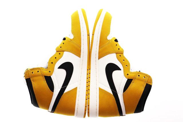 【中古】ナイキ NIKE AIR JORDAN 1 HIGH 26.5cm DZ5485-701AJ1 ジョーダン 1 ハイ イエロー 黄色 ▲■260222 メンズ_2