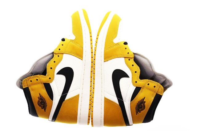 【中古】ナイキ NIKE AIR JORDAN 1 HIGH 26.5cm DZ5485-701AJ1 ジョーダン 1 ハイ イエロー 黄色 ▲■260222 メンズ_3