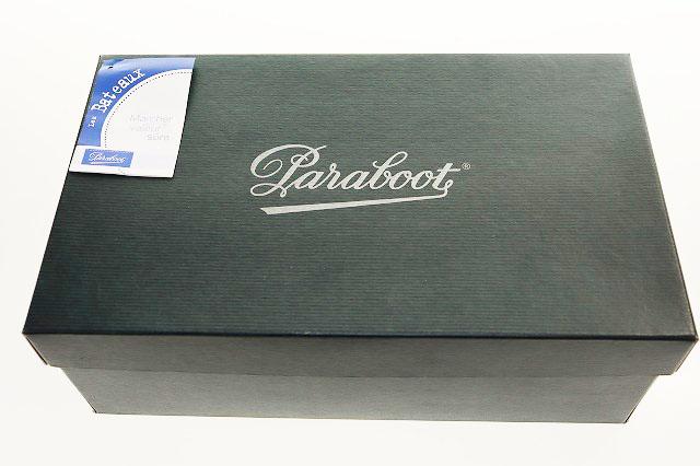 【中古】パラブーツ Paraboot バース デッキシューズ モカシン 7 1/2 レザー ブラック ●▲■260224 メンズ