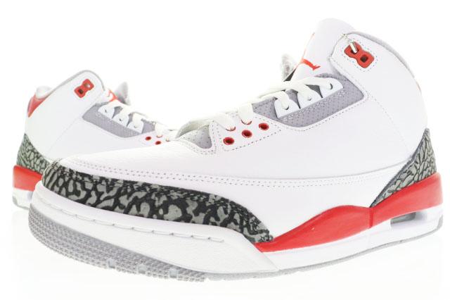 【中古】ナイキ NIKE NIKE AIR JORDAN 3 RETRO FIRE RED 28cm  DN3707-160 AJ3 エア ジョーダン レトロ ▲■260228