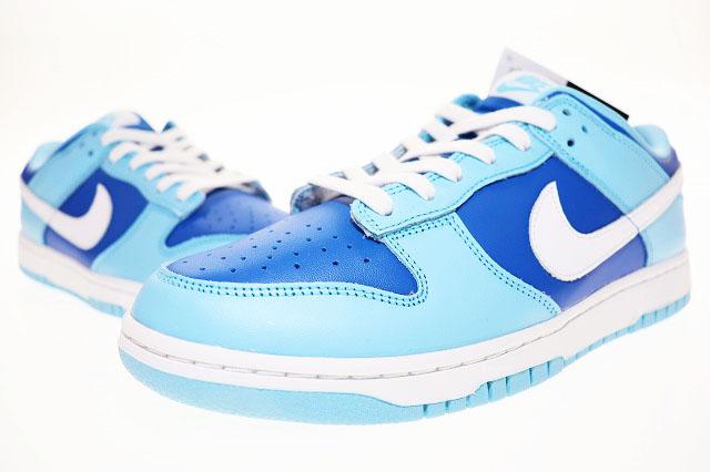 【中古】ナイキ NIKE DUNK LOW RETRO QS ARGON BLUE 2022 27.5cm DM0121-400 ダンク ロー レトロ アルゴン ■260323