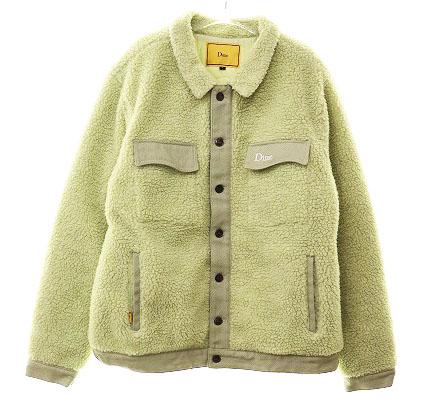 【中古】ダイム DIME SHERPA DENIM JACKET MIST GREEN Lサイズ デニム ジャケット ボア グリーン 緑 260225 メンズ