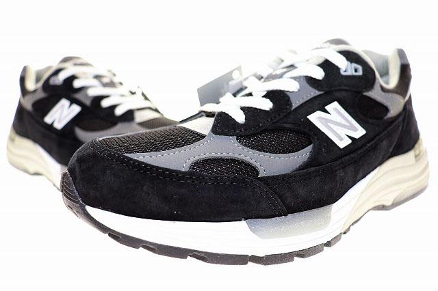 【中古】ニューバランス NEW BALANCE U992BK 2025 26.5cm Dワイズ MADE IN USA 992 BLACK スニーカー ▲■260326
