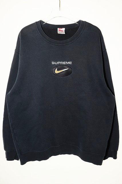 【中古】シュプリーム SUPREME × NIKE 20AW JEWEL CREWNECK BLACK L ジュエル クルーネック スウェット ☆AA★260406
