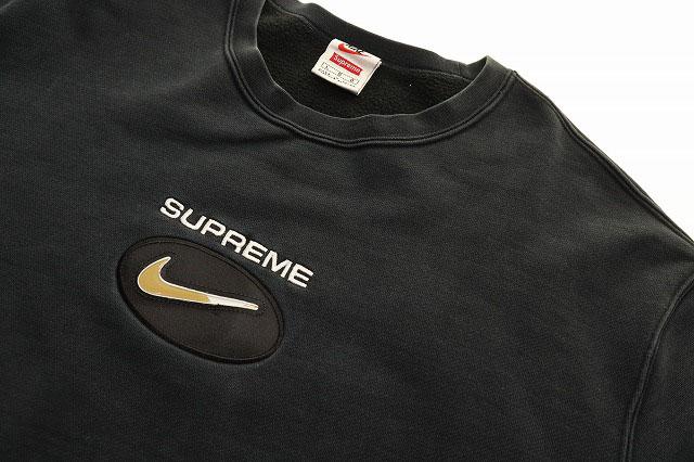 【中古】シュプリーム SUPREME × NIKE 20AW JEWEL CREWNECK BLACK L ジュエル クルーネック スウェット ☆AA★260406_2