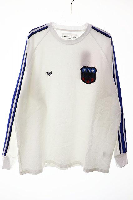 【中古】ウィズ WHIZ TRACK SHIRT WHITE L WL-C-417 トラック シャツ ロンT 長袖 ホワイト ●■260228 メンズ