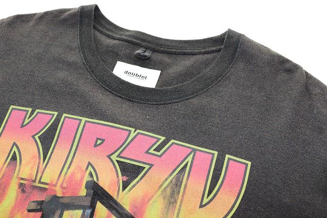 【中古】ダブレット doublet × STCOMPANY KIRYU L エスティー カンパニー カルタ Tシャツ 桐生 黒 260301 メンズ_2
