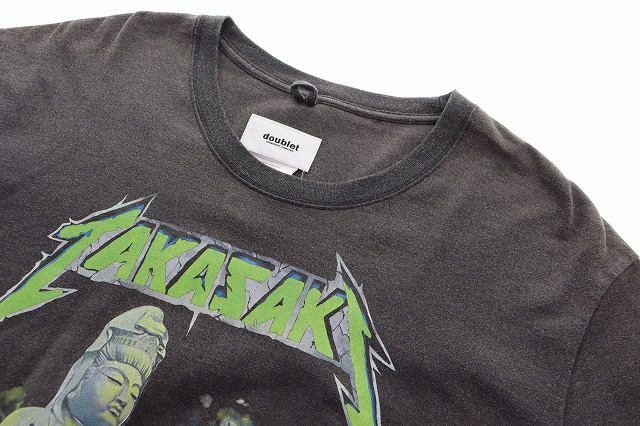 【中古】ダブレット doublet × ST COMPANY 23SS XL 群馬 カルタ Tシャツ 高崎 大観音 260301 メンズ_2
