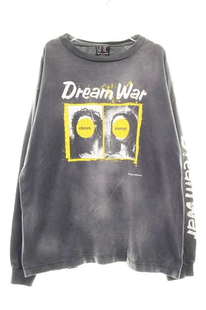 【中古】セントマイケル SAINTMICHAEL 23AW SM-A23-0000-012 ロングスリーブ 長袖 Tシャツ XL 黒 ☆AA★260330 メンズ