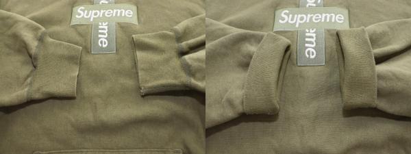 【中古】シュプリーム SUPREME 20AW CROSS BOX LOGO HOODED SWEATSHIRT OLIVE M クロス ボックス ロゴ ☆AA★260330_4