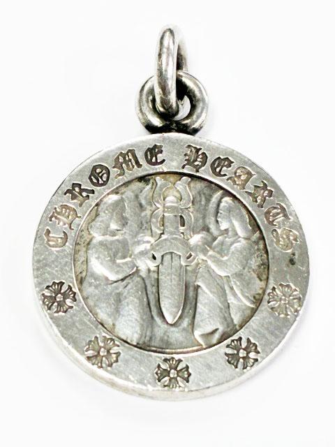 【中古】クロムハーツ CHROME HEARTS ANGL MDL エンジェル メダル チャーム シルバー トップ ☆AA★ ▲ 260410