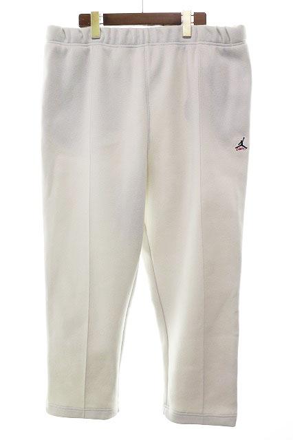 【中古】ナイキ NIKE × UNION ユニオン コラボ スウェット パンツ XL ワッペン アイボリー ●260330 メンズ