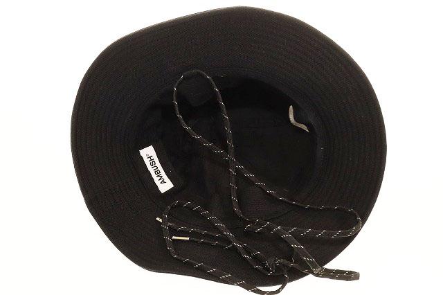 【中古】アンブッシュ AMBUSH BASEBALL HAT BLACK ベースボール ハット ロゴ 刺繍 帽子 ブラック ▲260318 メンズ_5