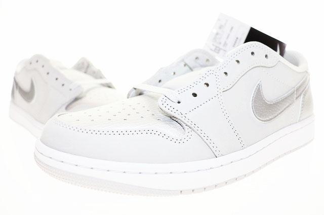 【中古】ナイキ NIKE AIR JORDAN 1 RETRO LOW OG METALLIC SILVER 2024 27.5cm CZ0790-002 ▲■260407