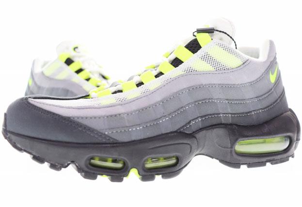【中古】ナイキ NIKE AIR MAX 95 OG NEON YELLOW 2020 26cm CT1689-001 エア マックス オリジナル ネオン イエロー ▲■260314
