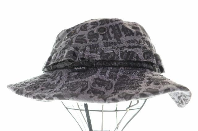 【中古】シュプリーム SUPREME 25SS CITIES JACQUARD BOONIE BLACK シティーズ ジャガード ブーニー ハット ☆AA★▲260408_3