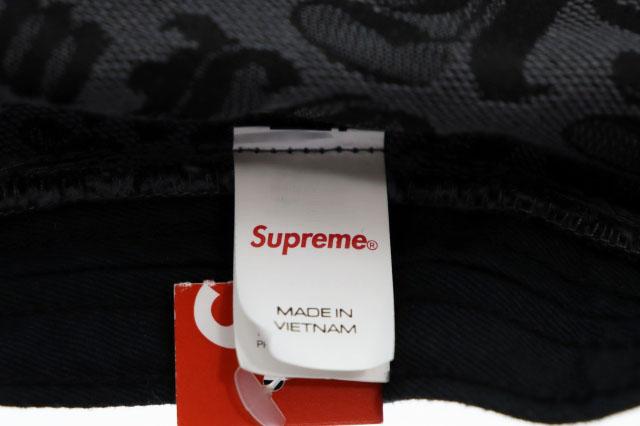 【中古】シュプリーム SUPREME 25SS CITIES JACQUARD BOONIE BLACK シティーズ ジャガード ブーニー ハット ☆AA★▲260408_6