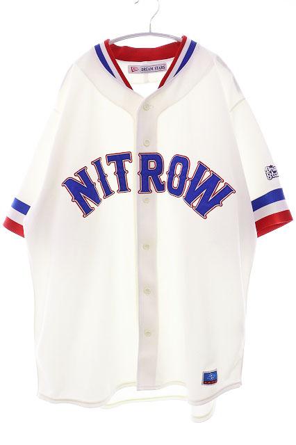【中古】ナイトロウ NITROW BESE BALL SHIRT SIZE XXL ベースボール シャツ 半袖 トリコロール 260319