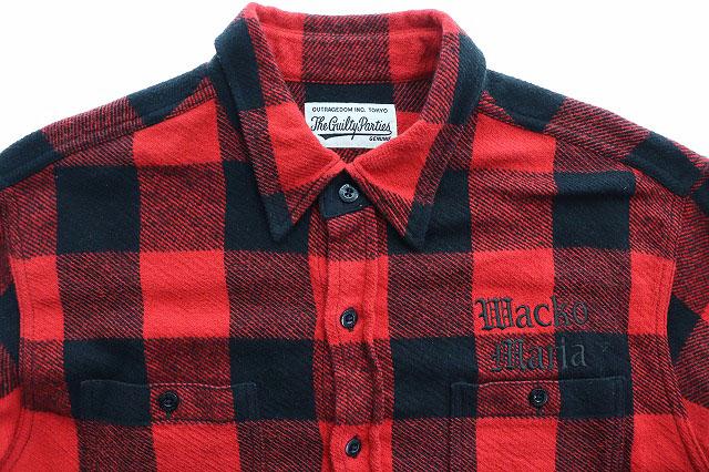 【中古】ワコマリア WACKO MARIA 24SS FLANNEL REGULAR COLLAR SHIRT 24SSE-WMS-RC02 フランネル シャツ  260319_2