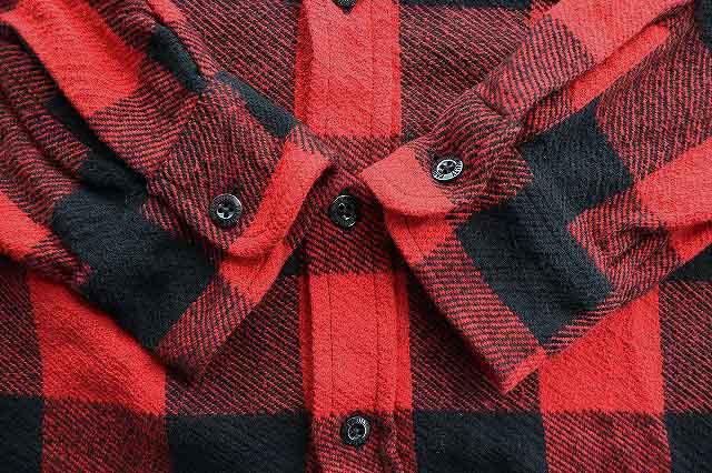 【中古】ワコマリア WACKO MARIA 24SS FLANNEL REGULAR COLLAR SHIRT 24SSE-WMS-RC02 フランネル シャツ  260319_4
