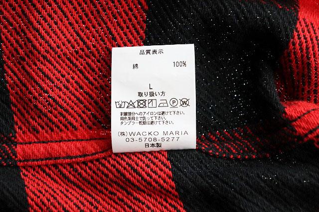 【中古】ワコマリア WACKO MARIA 24SS FLANNEL REGULAR COLLAR SHIRT 24SSE-WMS-RC02 フランネル シャツ  260319_7