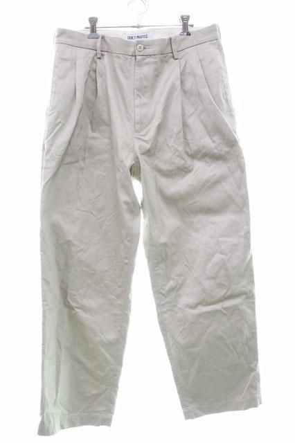 【中古】ワコマリア WACKO MARIA DOUBLE PLEATED CHINO TROUSERS BEIGE SIZE 2XL 2タック チノパン トラウザー ベーシュ 260320