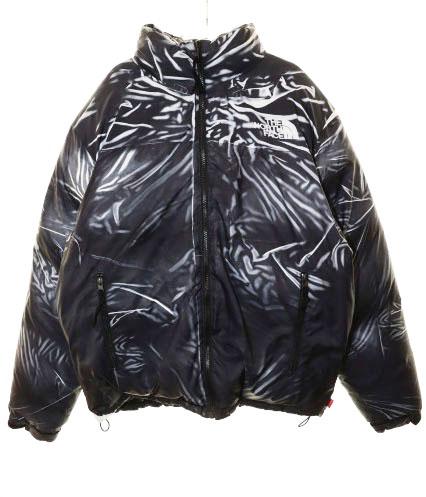 【中古】シュプリーム SUPREME THE NORTH FACE TROMPE LOEIL PRINTED NUPTSE JACKET L ヌプシ ☆AA★260423