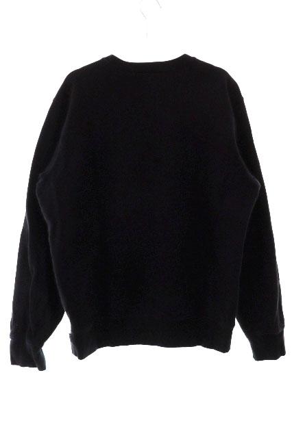 【中古】シュプリーム SUPREME 19SS CHAIN LOGO CREWNECK BLACK SIZE L チェーン ロゴ クルーネック トレーナー 260408_1