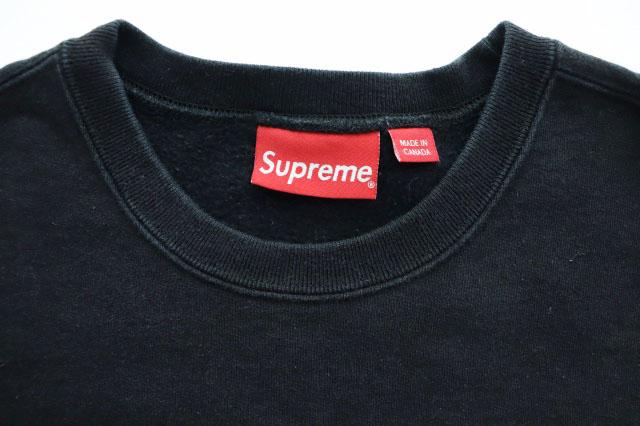 【中古】シュプリーム SUPREME 19SS CHAIN LOGO CREWNECK BLACK SIZE L チェーン ロゴ クルーネック トレーナー 260408_3