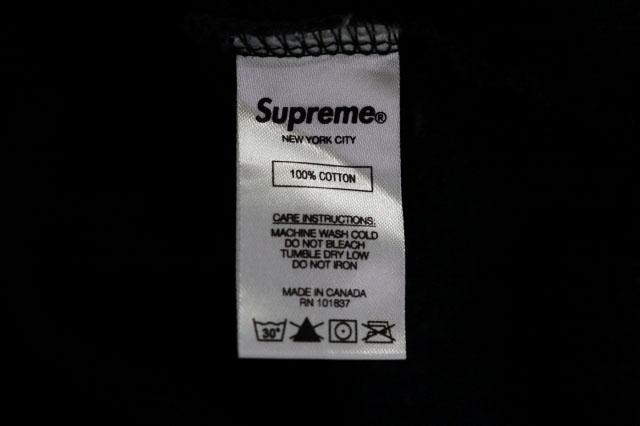 【中古】シュプリーム SUPREME 19SS CHAIN LOGO CREWNECK BLACK SIZE L チェーン ロゴ クルーネック トレーナー 260408_8