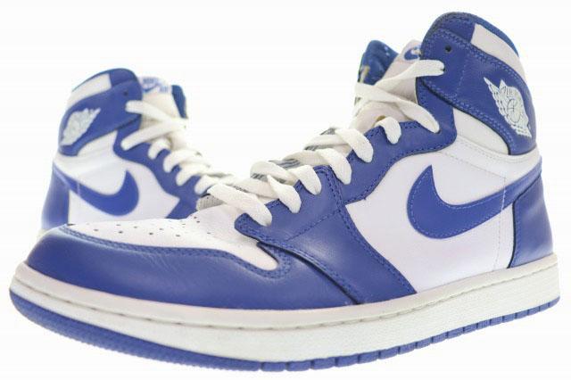【中古】ナイキ NIKE AIR JORDAN 1 RETRO HIGH OG 29cm STORM BLUE 29cm 555088-127 エア ジョーダン レトロ ハイ ▲■260324