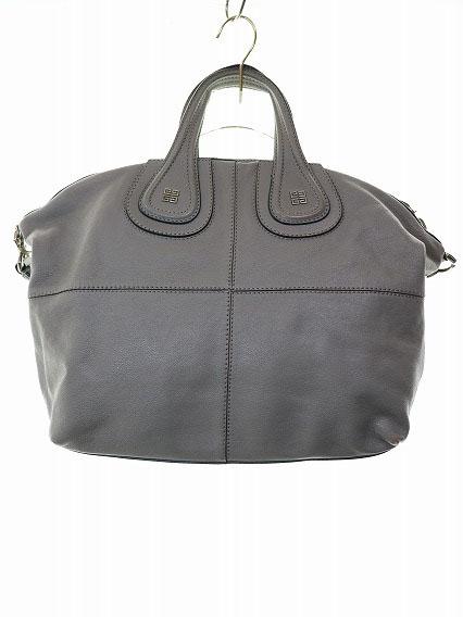 【中古】ジバンシィ GIVENCHY NIGHTINGALE LEATHER HAND BAG ナイチンゲール レザー ハンドバッグ ☆AA★●260408_1