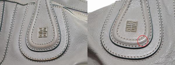【中古】ジバンシィ GIVENCHY NIGHTINGALE LEATHER HAND BAG ナイチンゲール レザー ハンドバッグ ☆AA★●260408_4