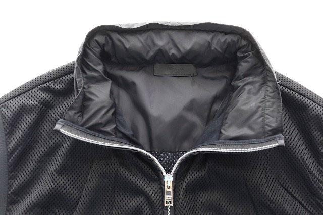 【中古】プラダ PRADA メッシュ ベスト ラバータグ ライニング フード Sサイズ ブラック 黒 ☆AA★260418_4