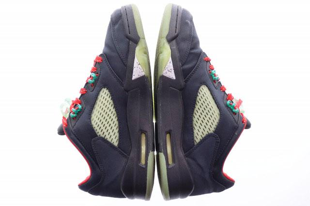 【中古】ナイキ NIKE AIR JORDAN 5 RETRO LOW SP CLOT BLACK 26.5cm エア ジョーダン ロー クロット ブラック ▲■260324