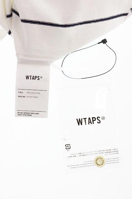 【中古】ダブルタップス WTAPS 25SS SIZE02 251ATDT-CSM26 ストライプ ベースボール シャツ 白 ☆AA★■260415_6