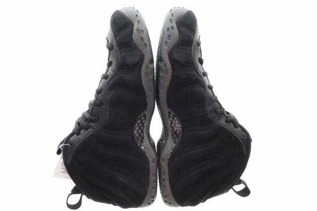 【中古】ナイキ NIKE AIR FOAMPOSITE ONE PRM BLACK 28.5cm エア フォームポジット ブラック スエード ▲■260403_2