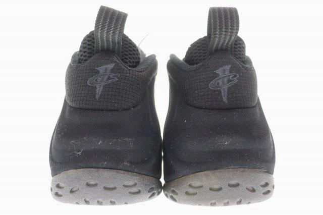 【中古】ナイキ NIKE AIR FOAMPOSITE ONE PRM BLACK 28.5cm エア フォームポジット ブラック スエード ▲■260403_4