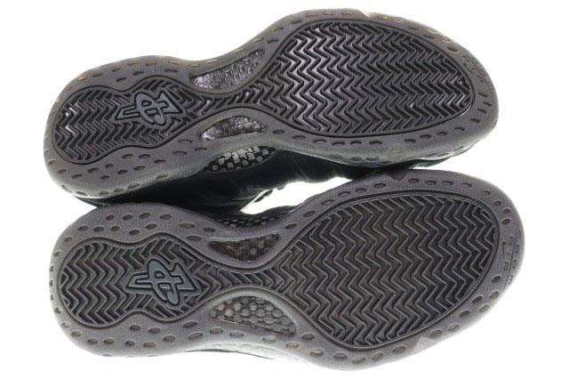 【中古】ナイキ NIKE AIR FOAMPOSITE ONE PRM BLACK 28.5cm エア フォームポジット ブラック スエード ▲■260403_5